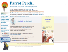 Tablet Screenshot of parrotperch.com